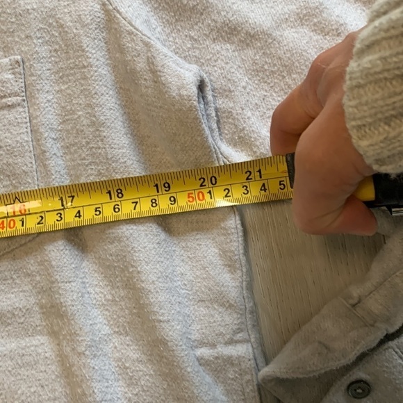 Madewell Gray Flannel Sunday Shirt with Pockets Size‎ XS - Picture 9 of 13